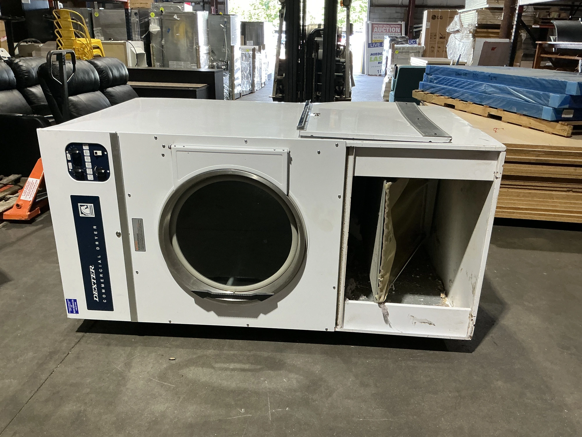 Used DEXTER DRH55 COMMERCIAL SINGLE-POCKET TUMBLER DRYER Residential Appliances Michigan US | Miedema Asset Management Group #1437180