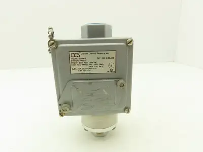 Custom Control Sensors 604PA15 Hydraulic Pressure Switch 5000 PSIG 125/250/480V