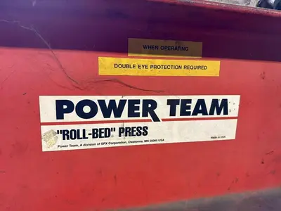 POWER TEAM H-FRAME HYDRAULIC SHOP PRESS MA