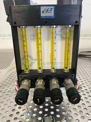 USED APPLIKON ADI 1030 BIO CONTROLLER W/ WATSON MARLOW 101U/R, COLE PARMER FLOWMETER