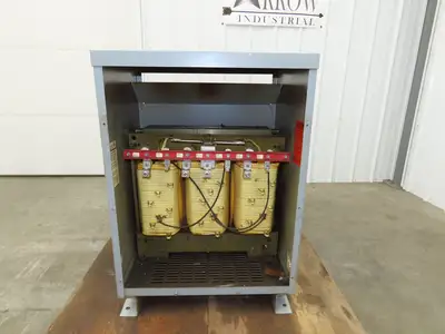 Federal Pacific T4T75E Stepdown Power Transformer 75kva 3Ph HV 480 LV 208Y/120