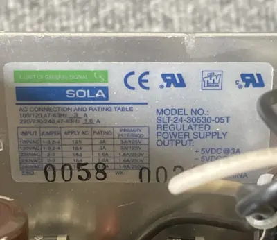 Used SOLA SLT-24-30530-05 Misc Electrical & Power Parts California US | Davliegogo LLC #1711376