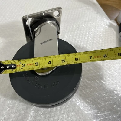 (QTY 1) MedCaster Dual Tech  Industrial Swivel Caster Fast Shipping! NNB