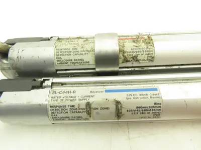 Keyence SL-C44H-T/SL-C44H-R Light Curtain Transmitter & Receiver Set 860mm 24VDC