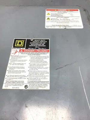 Square D HU364A Heavy Duty Safety Switch