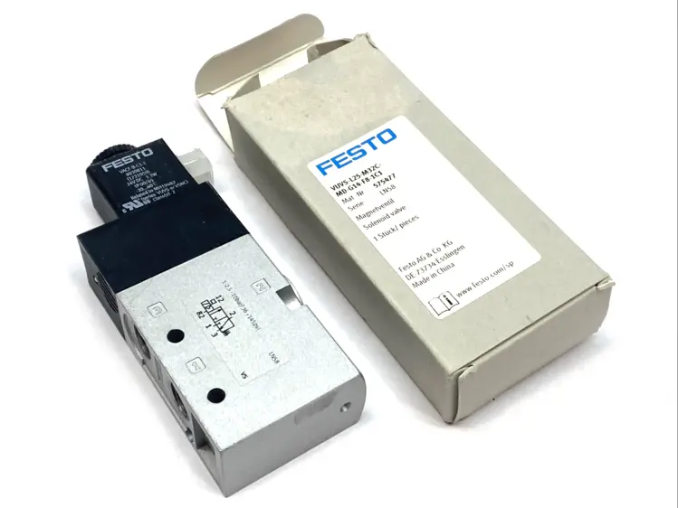 New | in-Stock Festo Solenoid Valve 3/2 24VDC 575477 Solenoid Valves Michigan US | Maverick Industrial Sales #1391008