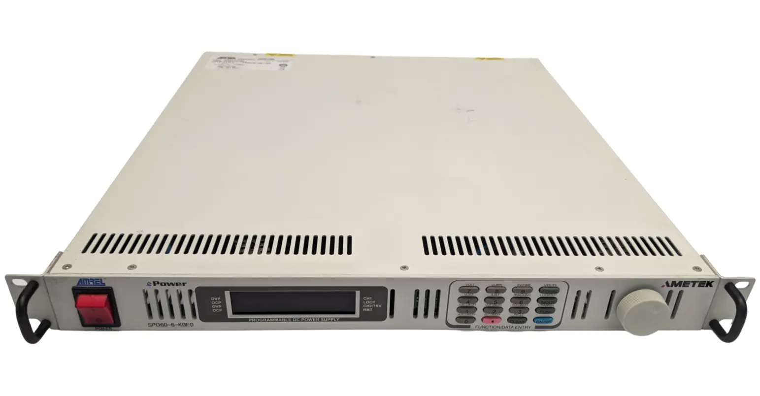 SPD60-6-K0E0 | Ametek Amrel  Rev F ePower Programmable DC Power Supply 60V 6A - Used