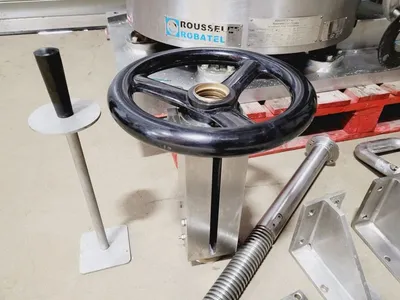 (2) Rousselet Robatel DRC 60 Vx AV 1S man vertical peeler centrifuges, 316L SS.