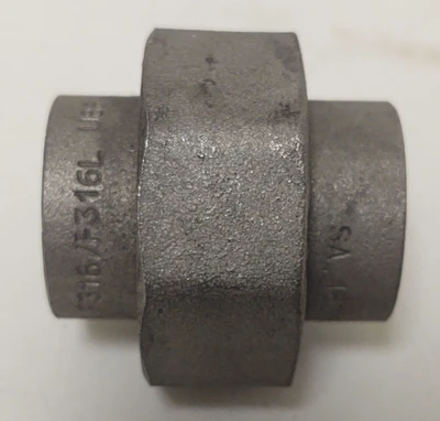 🔥Union 1/2" F316/316L Stainless Steel Class Socket Weld Pipe Fitting Italy