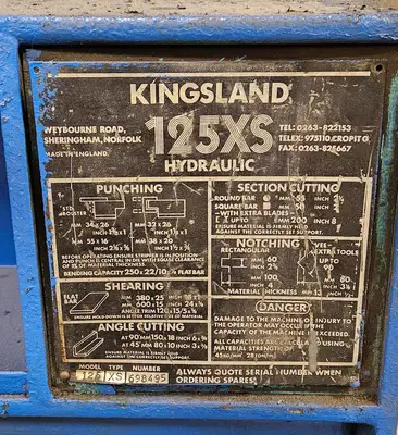 USED 1995 KINGSLAND ENGINEERING CO. LTD 125XS