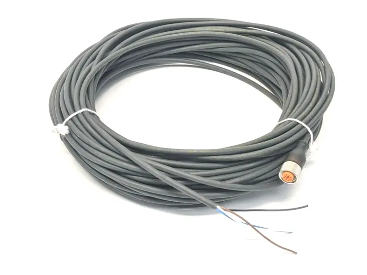 Used LUMBERG AUTOMATION SINGLE-ENDED CORDSET M12 FEMALE 25M LENGTH Cable & Wire | Maverick Industrial Sales #1104893