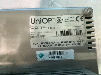 Used UNIOP ERT160045 Automation Control (HMI) Ohio US | HGR 24 #1345157