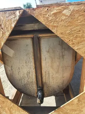 Tank, 550 Gallon, S/st, Jkt, Rectangular #C744548