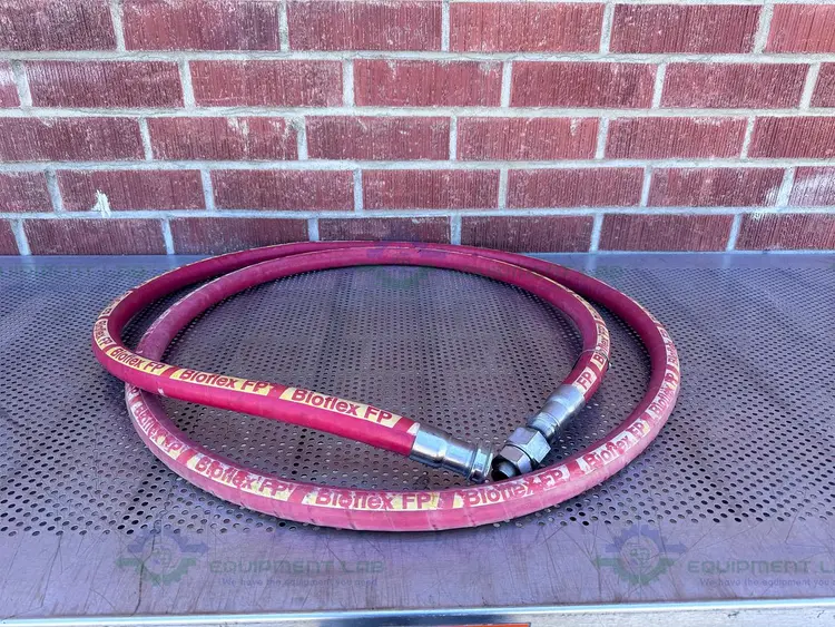 Used BIOFLEX RC 185" AFLEX HOSE W/ 1" SANITARY FITTING TO NPT Hoses | Equipment Lab #486748