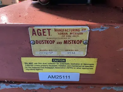 USED AGET MANUFACTURING CO. 2031SP