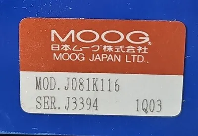 MOOG CUSTOM ZENER BARRIER J081K116. Loc3E-36