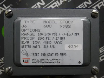 USED UNITED ELECTRIC 680