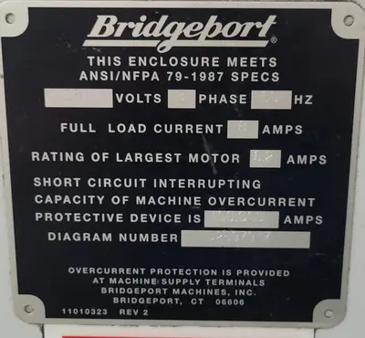 Used BRIDGEPORT EZ TRAK SERIES II Vertical Mills Kentucky US | Aucto #1315627