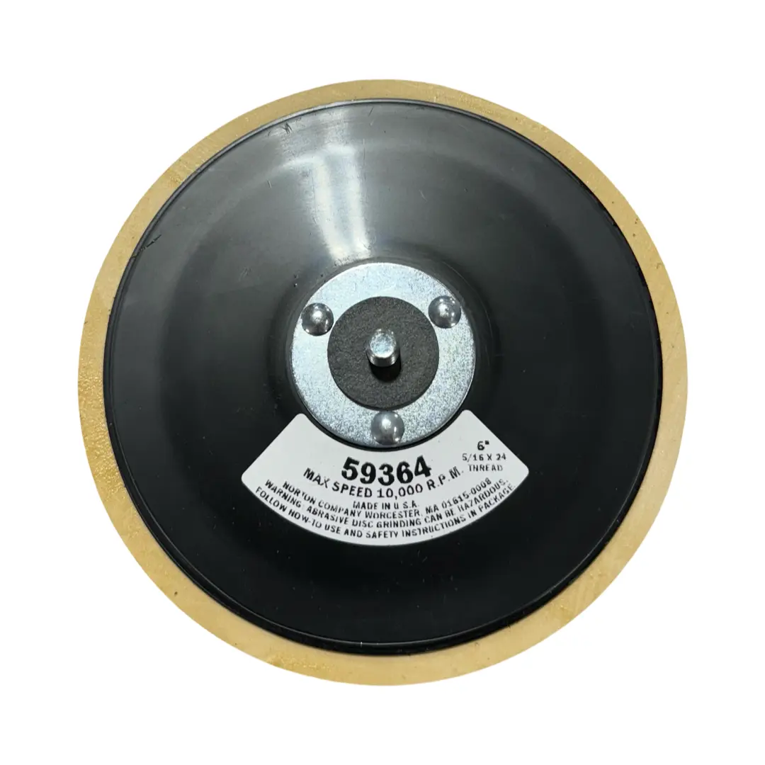Norton 6" Quick Change Disc Holder 5/16"-24 USA Made 59364