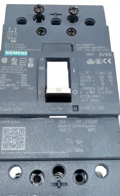 NEW SIEMENS 3VA5195-6ED31-0AA0 CIRCUIT BREAKER 15A 3VA51956ED310AA0