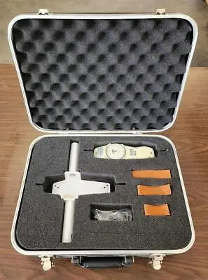 Shimpo MF-100 Mechanical Force Gauge , 100lbs w/ Accessories, Case