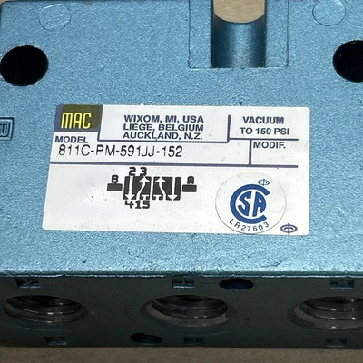 NEW MAC 811C-PM-591JJ-152
