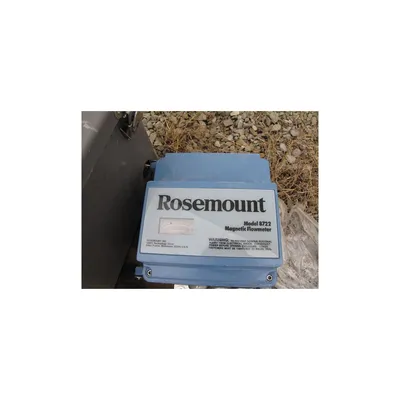 ROSEMOUNT MAGNETIC FLOWMETER MODEL 8722 WITH SOLIDS CONCENTRATION MONITORS