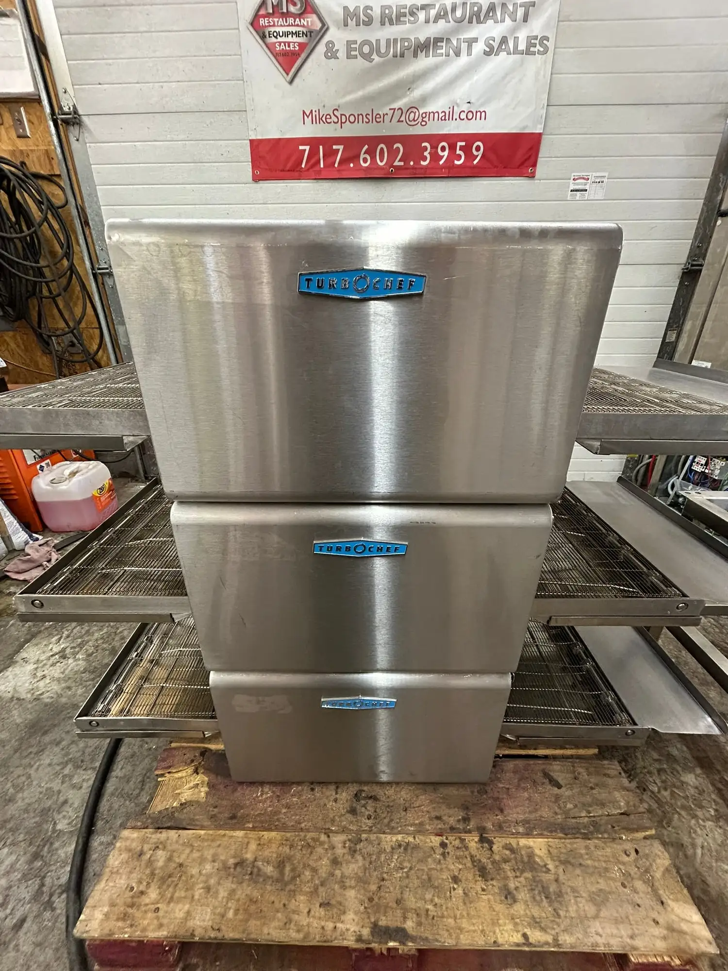 Turbochef HHC2020 Triple Stack High Speed Conveyor Pizza Ovens Fully Refurbished