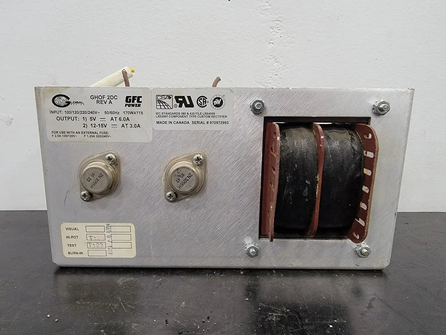 USED GFC POWER GHOF 2DC