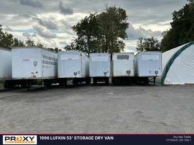 Used 1996 LUFKIN 53' STORAGE DRY VAN Box Trailers Pennsylvania US | Proxy Equipment #1384921