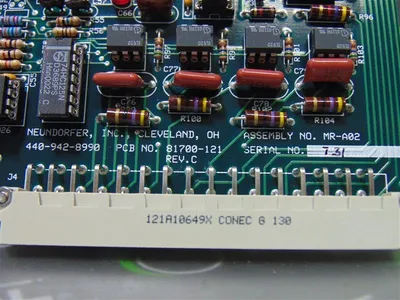 Neundorfer 81700-121 Interface Board MR-A02 Rev. C Used