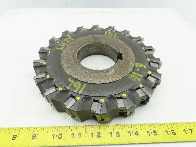 Dijet HSM9.018-10431L 9" Indexable Face Shell Mill LH Cutter 76mm Arbor 18 Flute