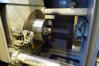 USED SMFI INTER HYDRO CNC FRICTION WELDING LATHE