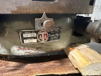 TROYKE B1-18 18" ROTARY TABLE
