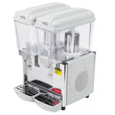 Double 3 Gallon Bowl Refrigerated Beverage Dispenser