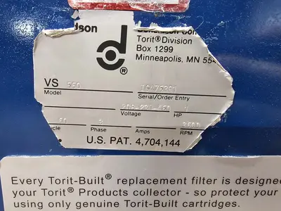 USED DONALDSON TORIT VS550