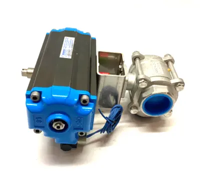 New | in-Stock MARWIN UT SERIES PNEUMATIC BALL VALVE ACTUATOR ASSEMBLY 1-1/2" 3-WAY Linear Actuators | Maverick Industrial Sales #1113086