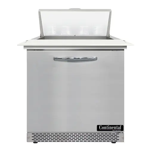 Continental D32N8C-FB 32" Designer Line Sandwich/salad Prep Table W/ Refrigerated Base, 115v