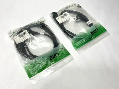 NEW INLINE POWER CABLE CHINA PLUG TO IEC-C13 1.8M LOT OF 2
