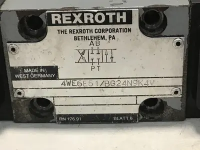 Used REXROTH 4WE6E51/BG24N9K4V Valves/Fittings Michigan US | Ideal Machinery #1304222