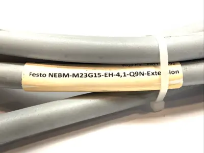 Used Festo Motor Extension Cable 5m Length 5251382 Cable & Wire Michigan US | Maverick Industrial Sales #1454335