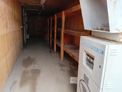 40 ft Insulated Shipping Container on a Skid w/ Shelving & Electrical - 24687