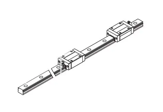 Used _UNKNOWN_ Linear Way for Mimaki JF-1610 Printers - MES20C2R1480 Linear Guides Oklahoma US | Wide Image Solutions #1532390