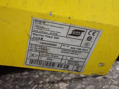 Used ESAB WARRIOR FEED304 Welding Machinery (Other) Ohio US | HGR 24 #1048331