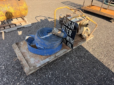 Used WACKER PT3A TRASH PUMP WITH HOSE Centrifugal Pumps Michigan US | Miedema Asset Management Group #1410994