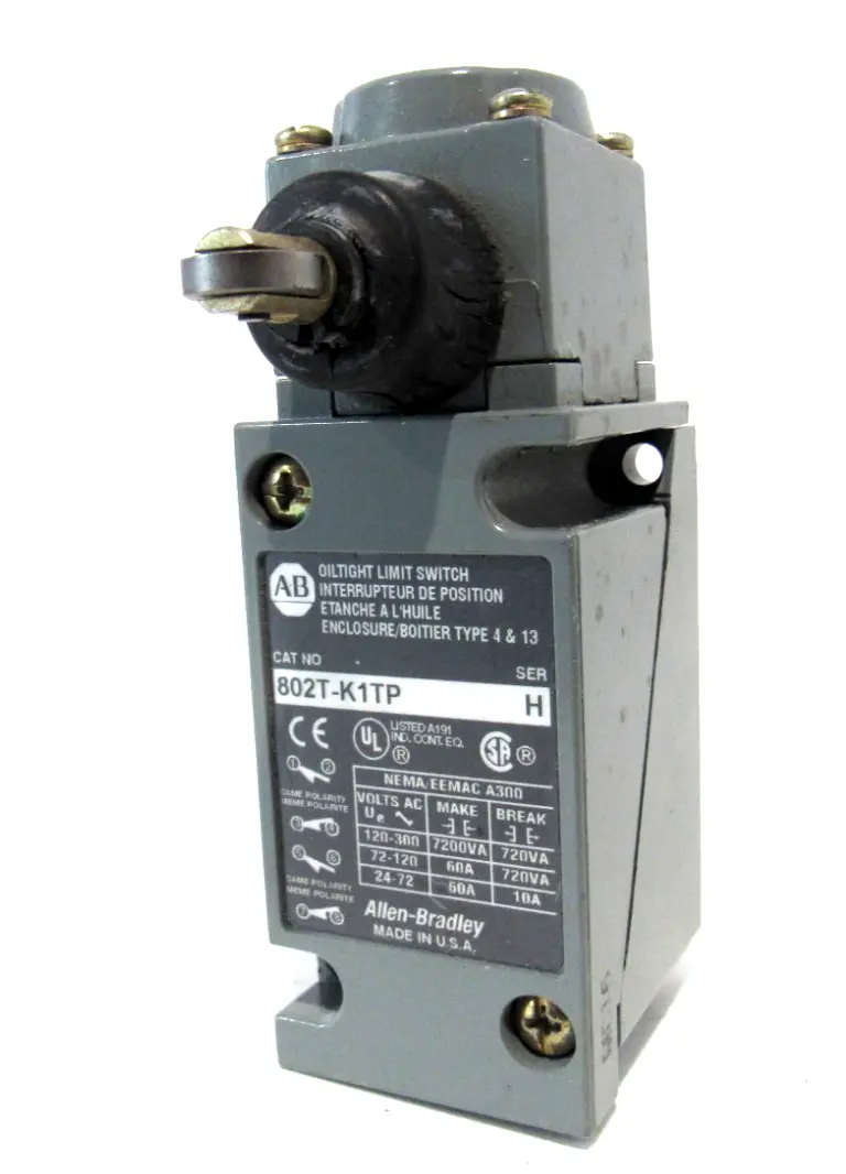 USED ALLEN BRADLEY 802T-K1TP LIMIT SWITCH SER.H 802TK1TP