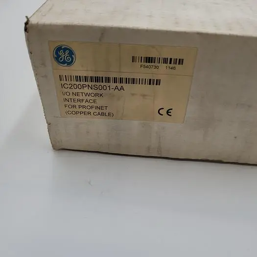 Used GE GE - IC200PNS001-AA I/O NETWORK INTERFACE FOR PROFINET SEALED IN ORIGINAL BOX PLC Input & Output | ND Industrial Surplus #1221788