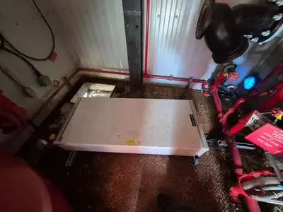 Containerized Foam Fire Suppression System w/ Deluge Valve, Potter Controls & Piping Manifold