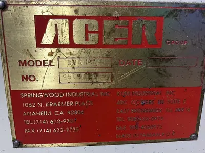 Used 1995 ACER 3VKH Vertical Mills Ohio US | HGR 24 #1311125