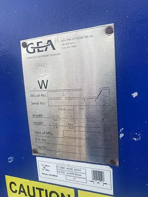 Used 2009 GEA PROCESS EQUIPMENT NT150L BY-150 Heat Exchangers | DH Griffin Used Equipment #1383238